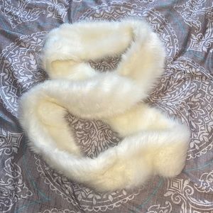 Faux fur scarf